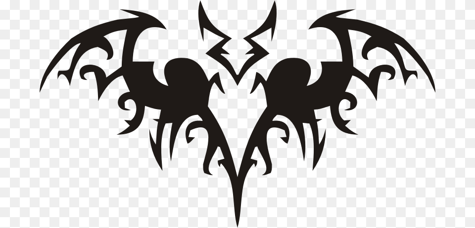 Stylised Bat Bat Tattoo, Person, Symbol, Logo Free Png