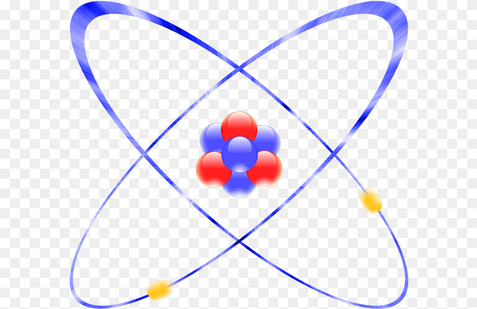Stylised Lithium Ion With Two Bohr Model Orbits And Lithium Atom Png