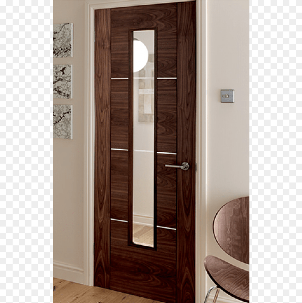 Stylish Door Walnut Doors With White Frames, Architecture, Building, Housing, Wood Free Png