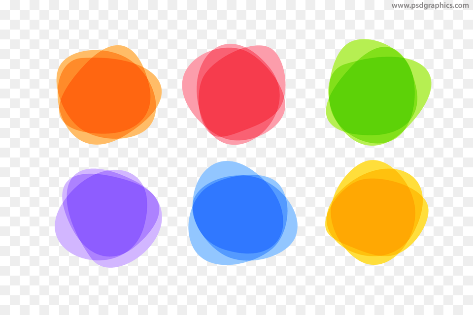 Stylish Round Vector Buttons Psdgraphics, Balloon, Sphere, Flower, Petal Png Image