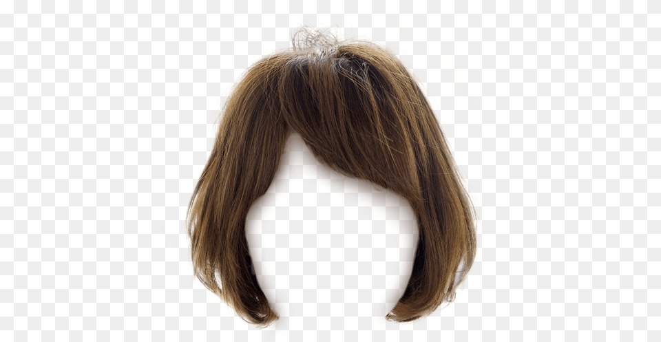 Stylish Short Hair Matting Material Short Brown Hair Adult, Female, Person, Woman Free Transparent Png