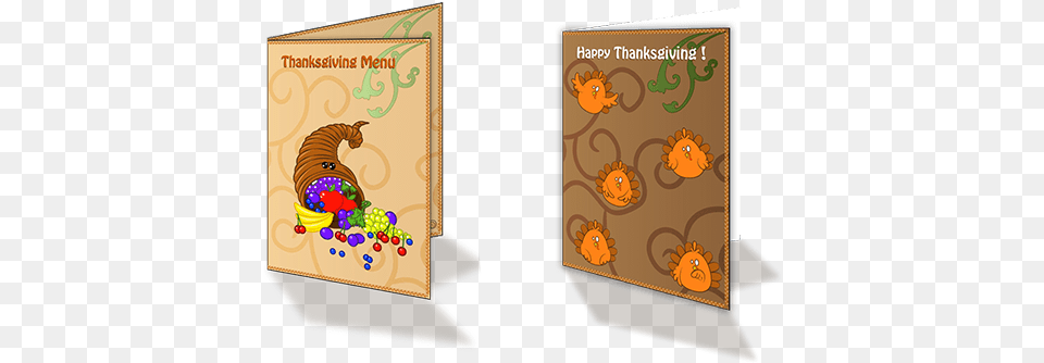 Stylish Thanksgiving Menu Name Tags And Invitations Kids Crafts Menu, Envelope, Greeting Card, Mail, Book Free Png