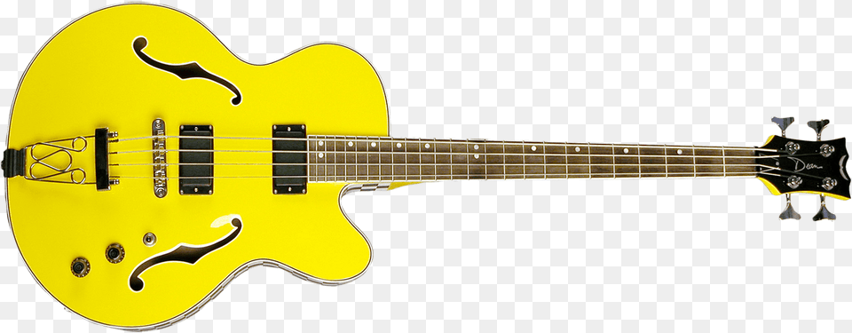 Stylist Cabbie Electric Bass Electric Guitar Yellow, Bass Guitar, Musical Instrument Free Png