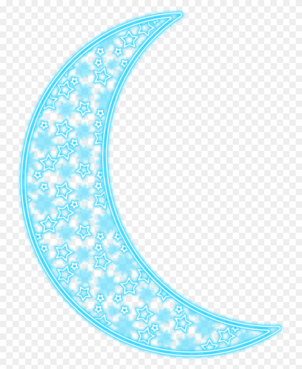 Stylized Crescent Clipart, Astronomy, Sea, Outdoors, Night Free Png Download