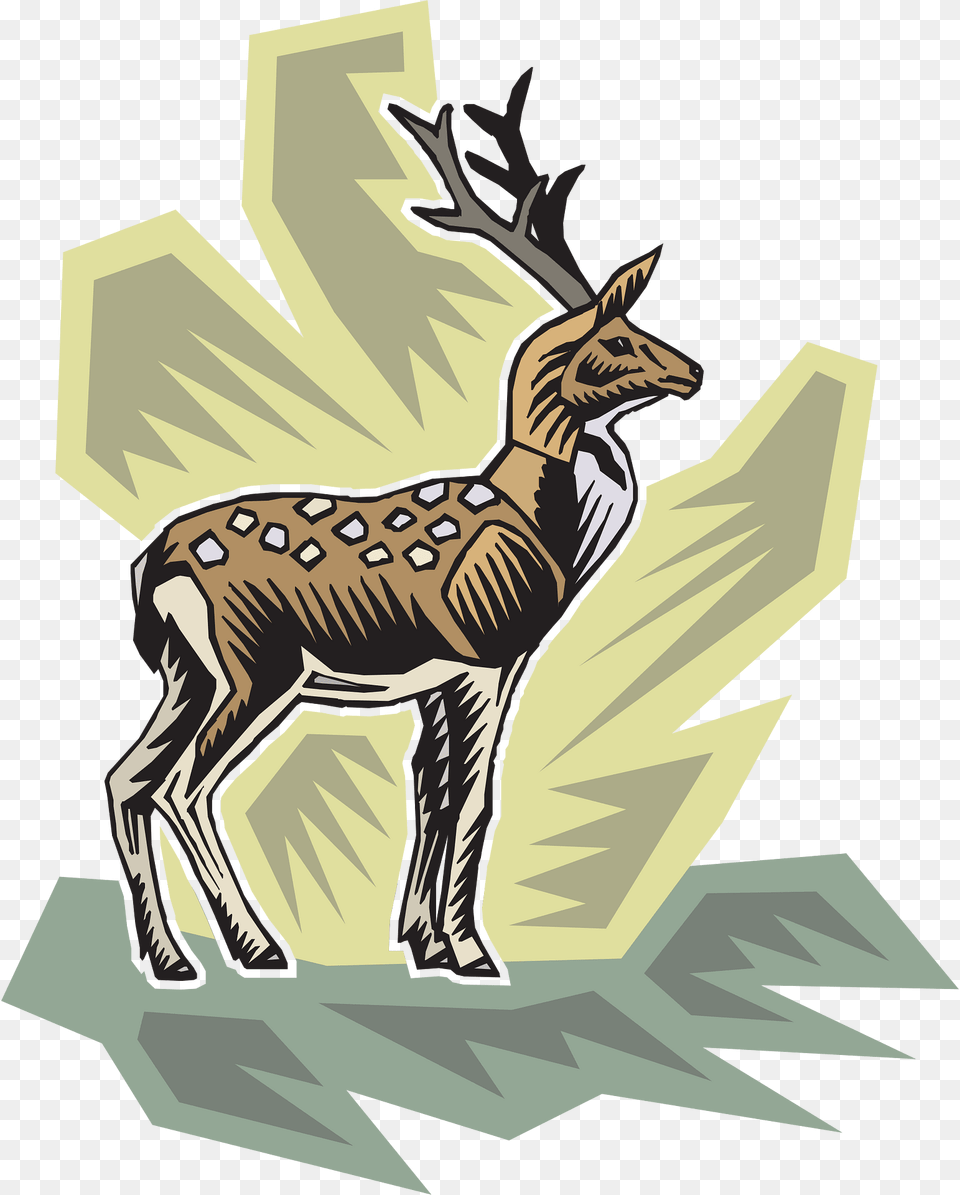 Stylized Deer Clipart, Animal, Mammal, Wildlife, Kangaroo Free Png Download