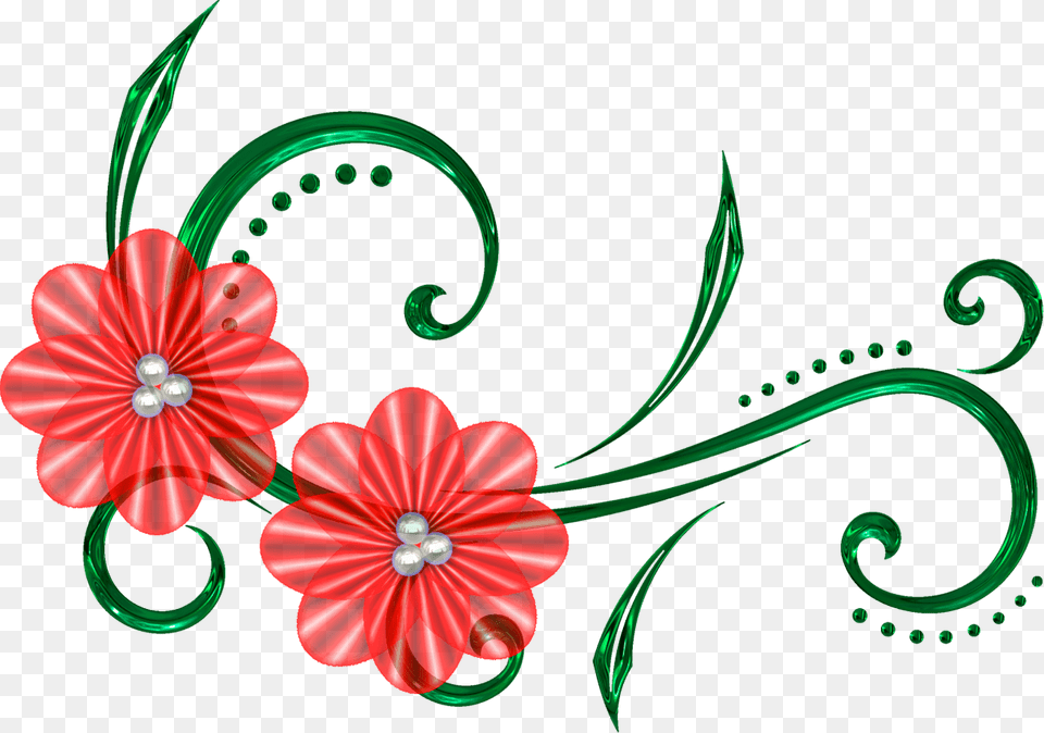 Stylized Flowers Clipart, Art, Floral Design, Graphics, Pattern Free Transparent Png