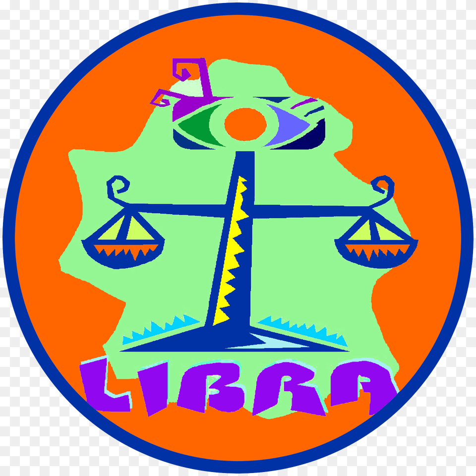Stylized Libra Clipart, Logo, Person Free Png Download
