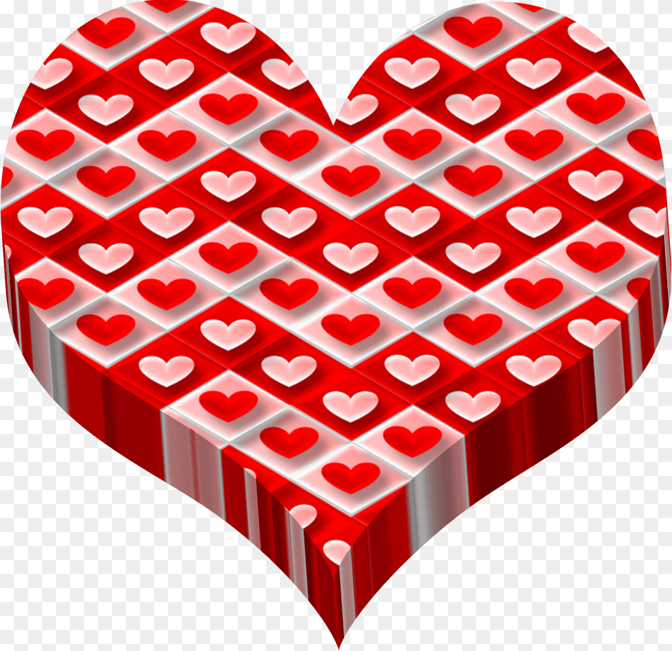Stylized Red Heart Clipart Free Transparent Png