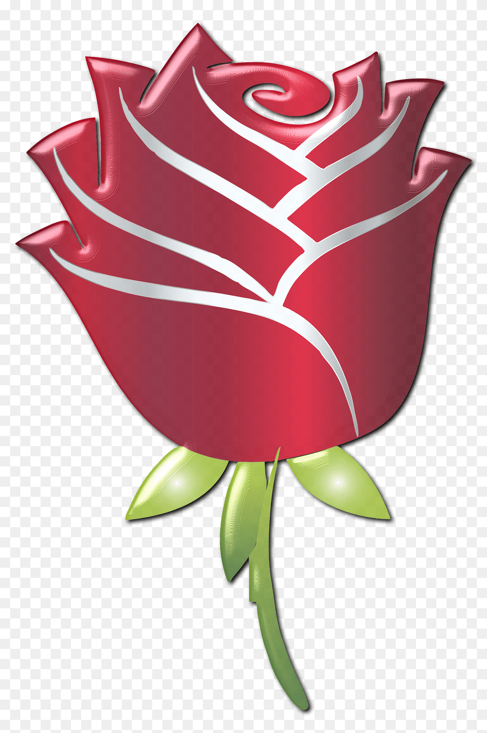 Stylized Rose Enhanced 2 Clipart, Flower, Plant, Dynamite, Weapon Free Png