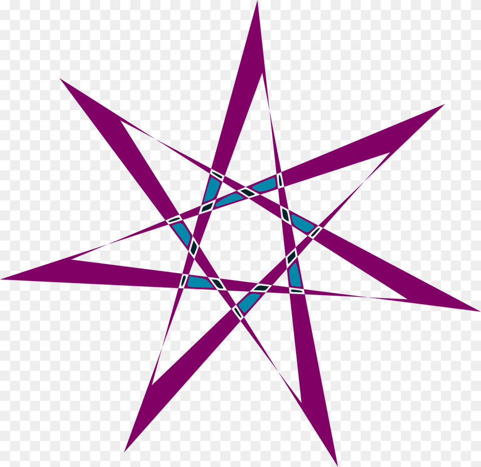 Stylized Star Clipart, Star Symbol, Symbol, Pattern, Nature Free Png Download