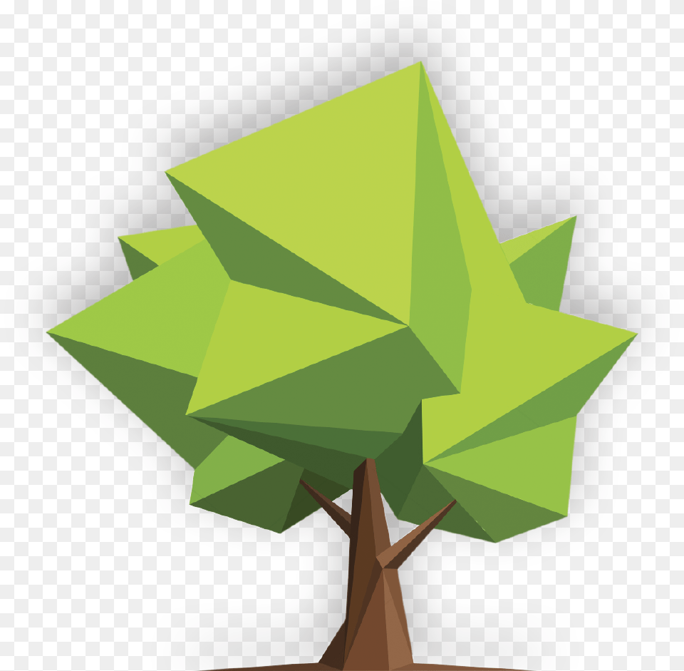 Stylized Tree 3d Low Poly Graphic Designers South Africa, Art, Paper, Leaf, Plant Free Png
