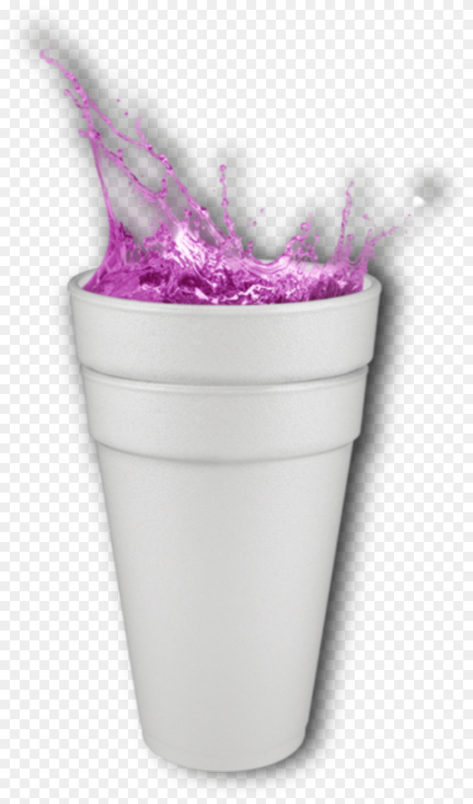 Styrofoam Sticker, Purple, Cup, Beverage, Juice Free Transparent Png