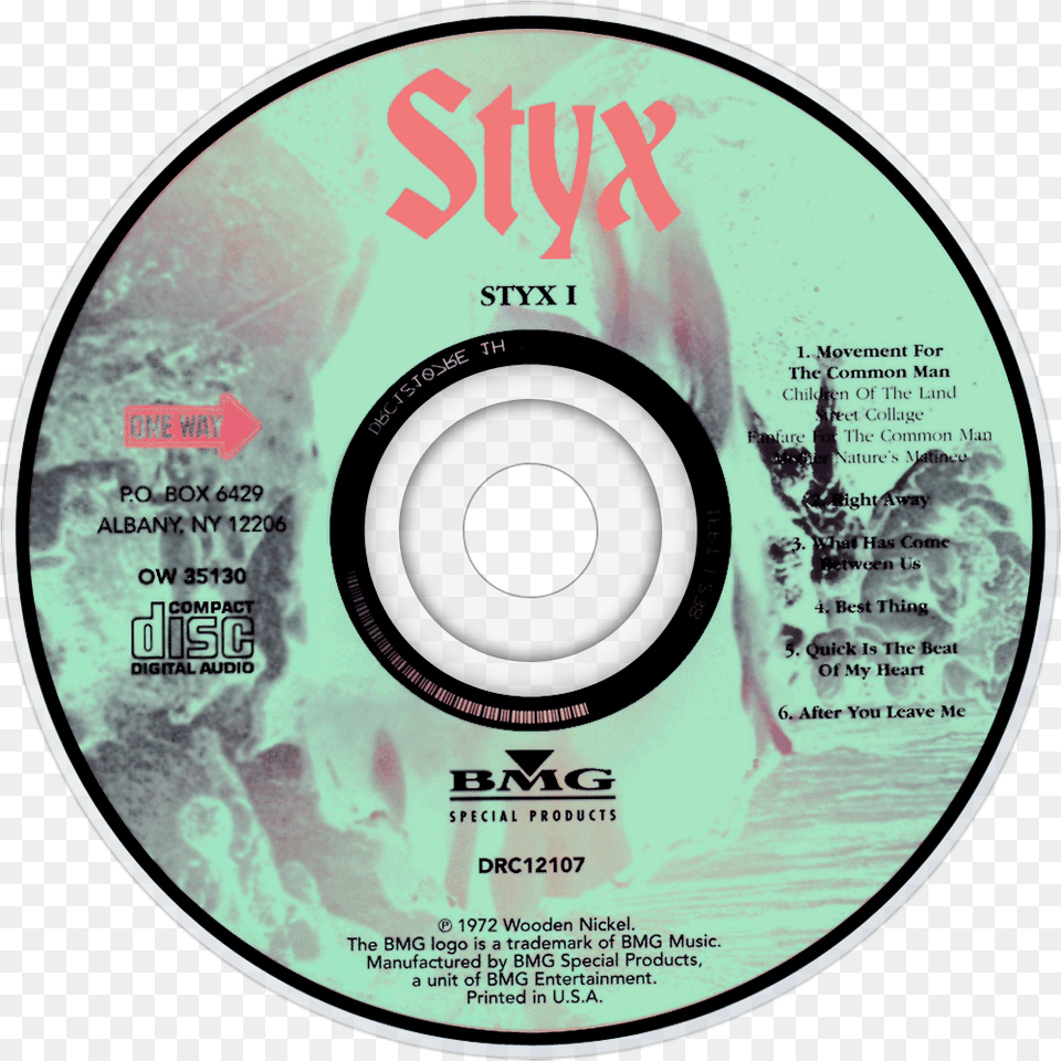 Styx Styx Cd Disc Image, Disk, Dvd Png