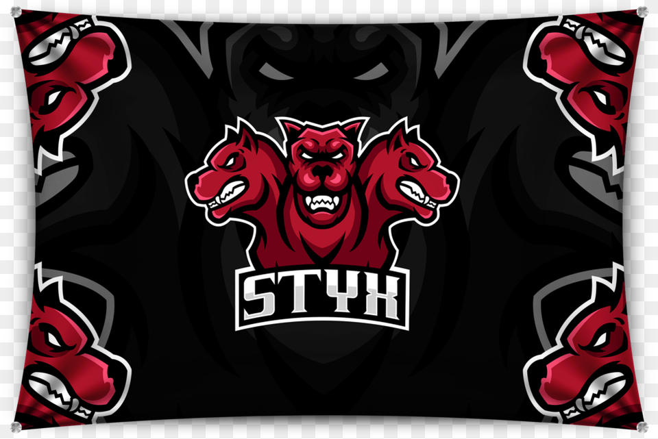 Styx Team Flag, Cushion, Home Decor, Pillow Png Image