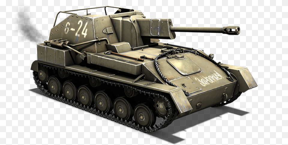Su 76m Heroes And Generals, Armored, Military, Tank, Transportation Png Image