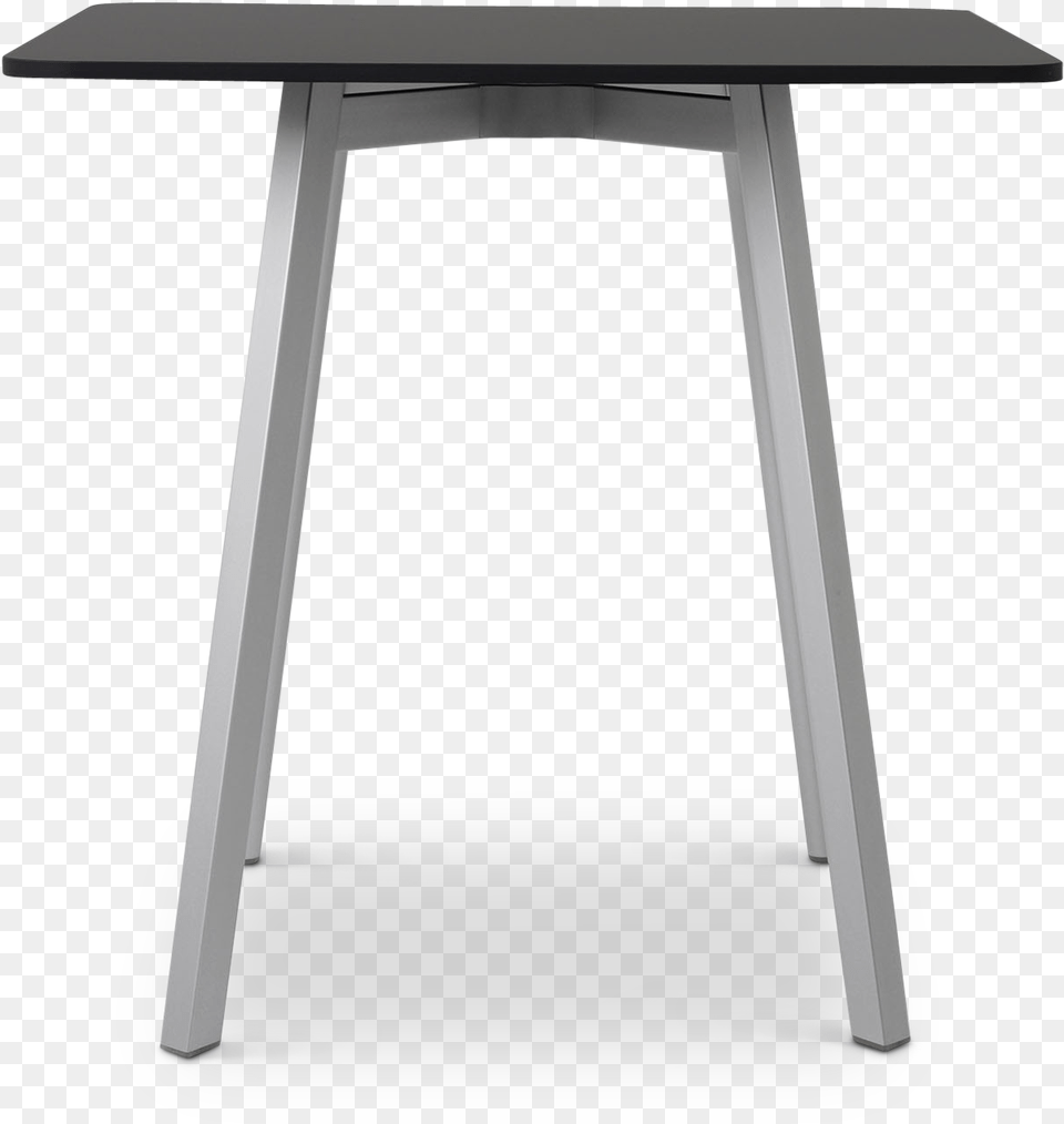 Su Cafe Table 26 Black Top End Table, Furniture, Dining Table, Bar Stool, Desk Free Png