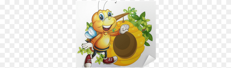 Su Habitat De La Abeja, Cartoon Free Transparent Png