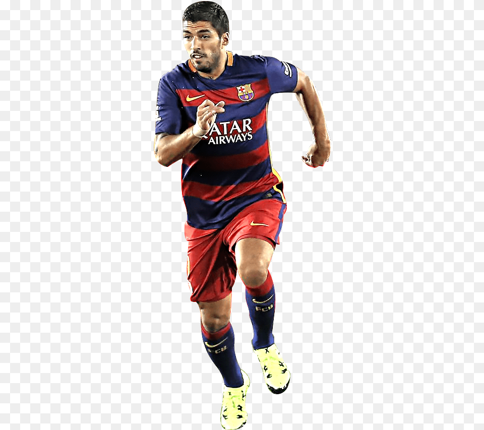 Suarez Barcelona Luis Suarez 2016, Shorts, Shirt, Clothing, Person Png Image