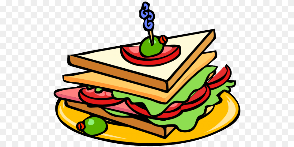 Sub Sandwich Clipart, Food, Lunch, Meal, Birthday Cake Png Image