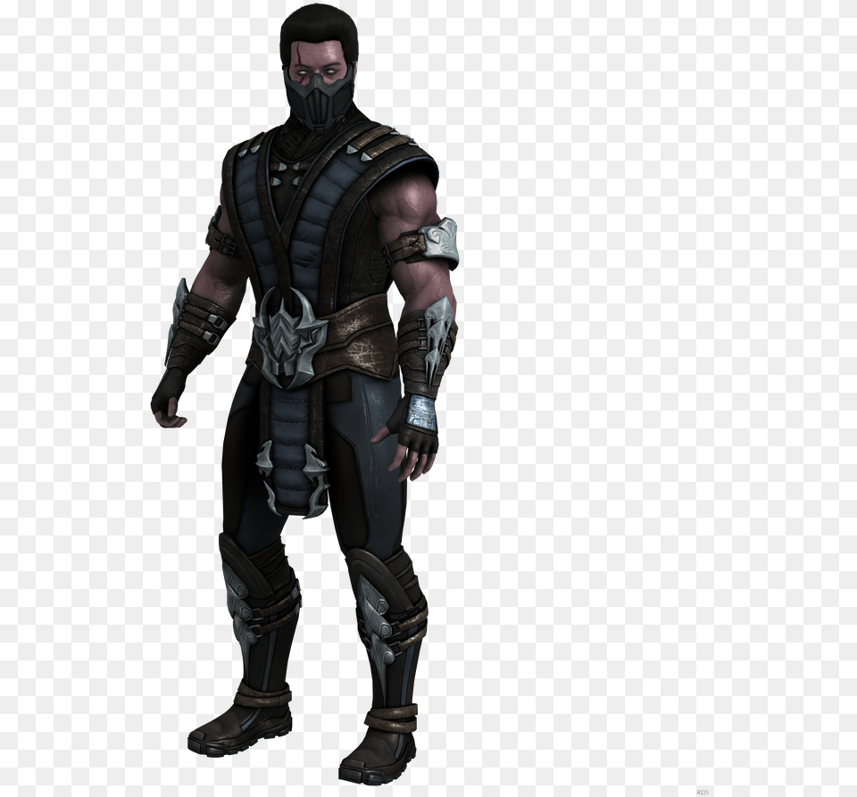 Sub Zero Costume Black, Adult, Male, Man, Person Png Image