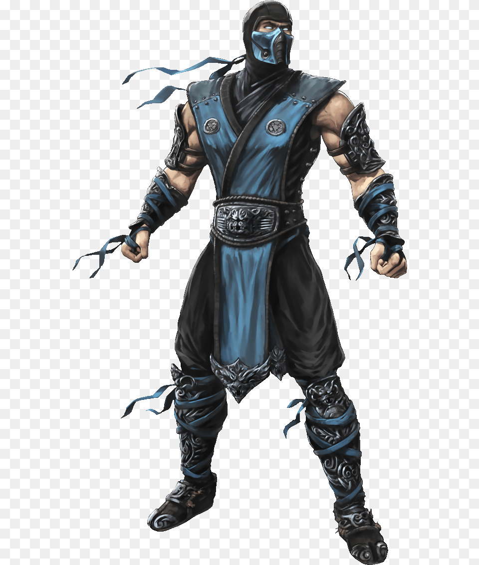 Sub Zero De Mortal Kombat, Ninja, Person, Adult, Male Free Png