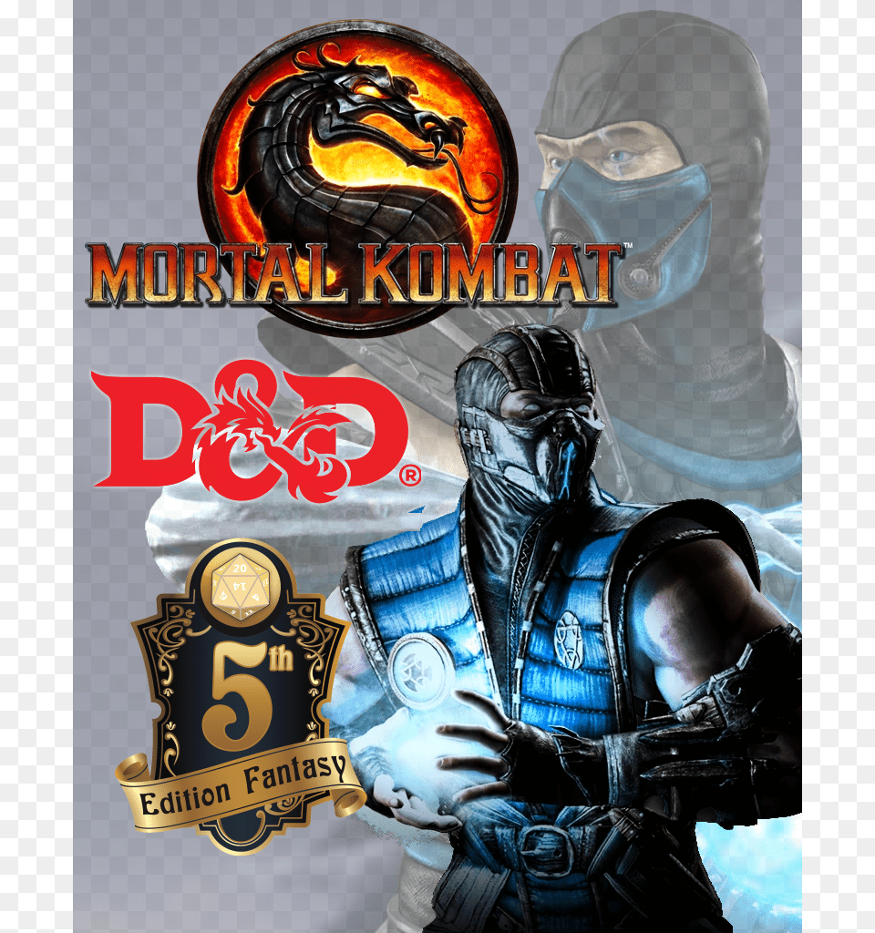 Sub Zero Dnd 5e Mortal Kombat Mortal Kombat 9 Game Wall Print Poster Decor, Adult, Female, Person, Woman Free Png Download