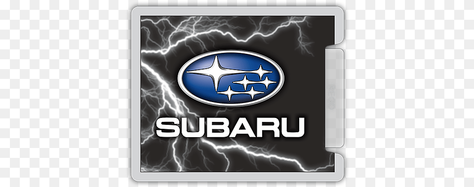 Subaru Lightning Logo Subaru Snapback, Blackboard, Outdoors Free Png Download