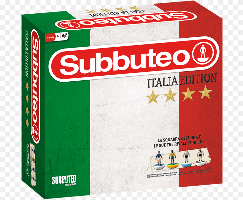 Subbuteo Playset Italia Edition, Person, Box, First Aid, Cardboard Free Transparent Png
