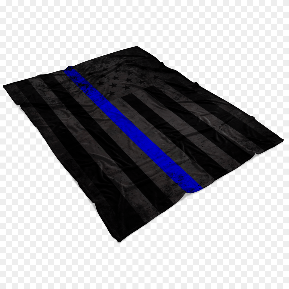 Subdued Law Enforcement Flag Fleece Blanket American Responder Free Png Download