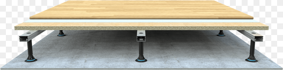 Subfloor Steel Joist Acoustic Coffee Table, Coffee Table, Furniture, Plywood, Wood Png Image