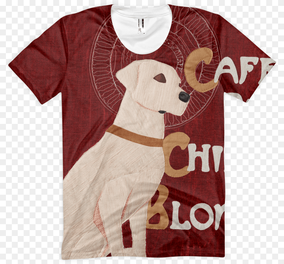 Sublimation Women39s Crew Neck T Shirt T Shirt, Clothing, T-shirt, Animal, Canine Free Transparent Png