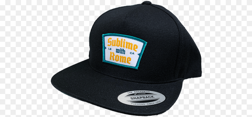 Sublime With Rome Logo Patch Hat For Baseball, Baseball Cap, Cap, Clothing Png