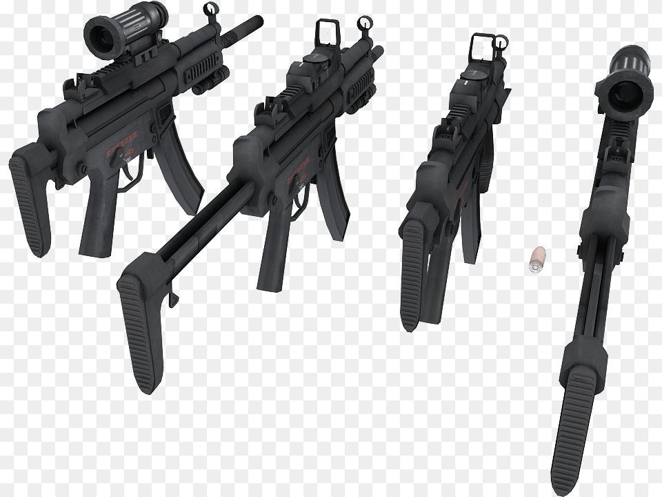 Submachine Gun Wip Mp5 Blueprint, Firearm, Rifle, Weapon, Machine Gun Free Transparent Png