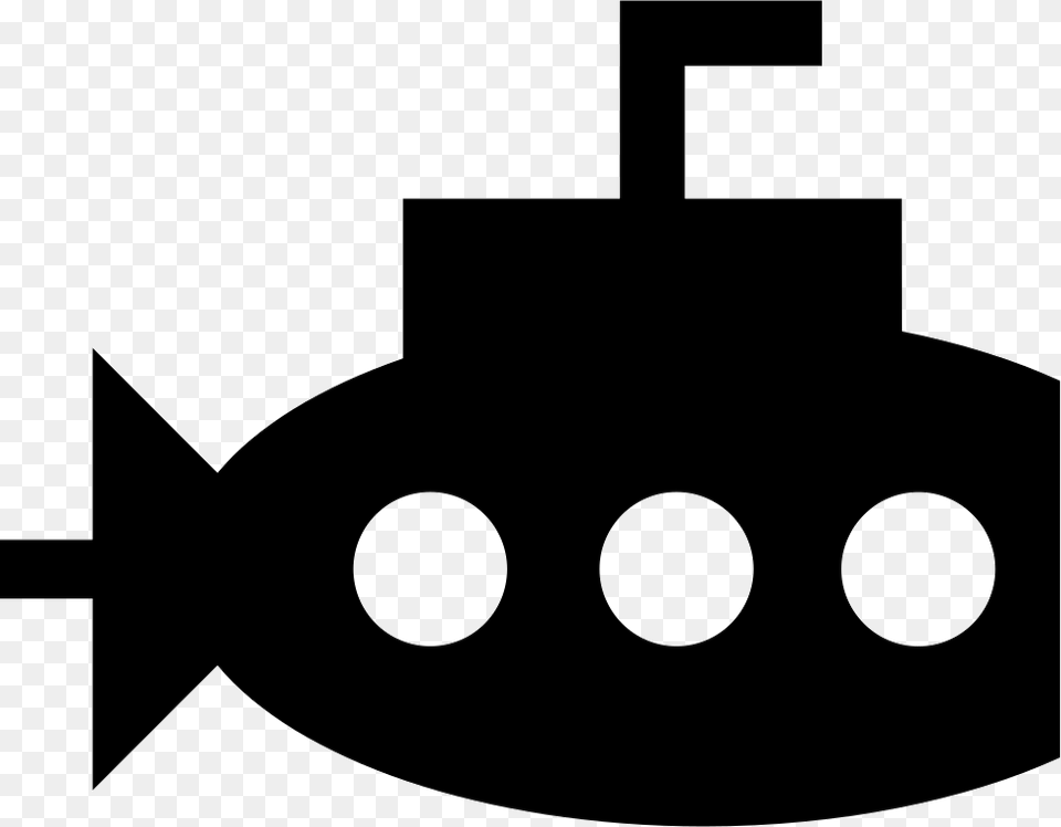 Submarine, Stencil, Weapon Free Png