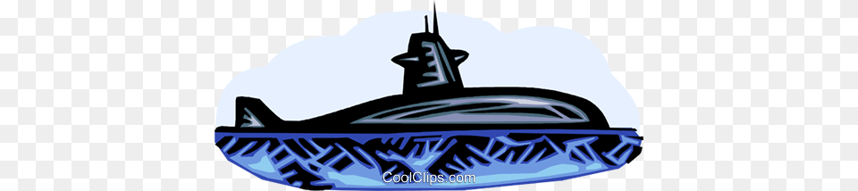 Submarine Royalty Vector Clip Art Illustration, Transportation, Vehicle, Yacht, Device Free Transparent Png
