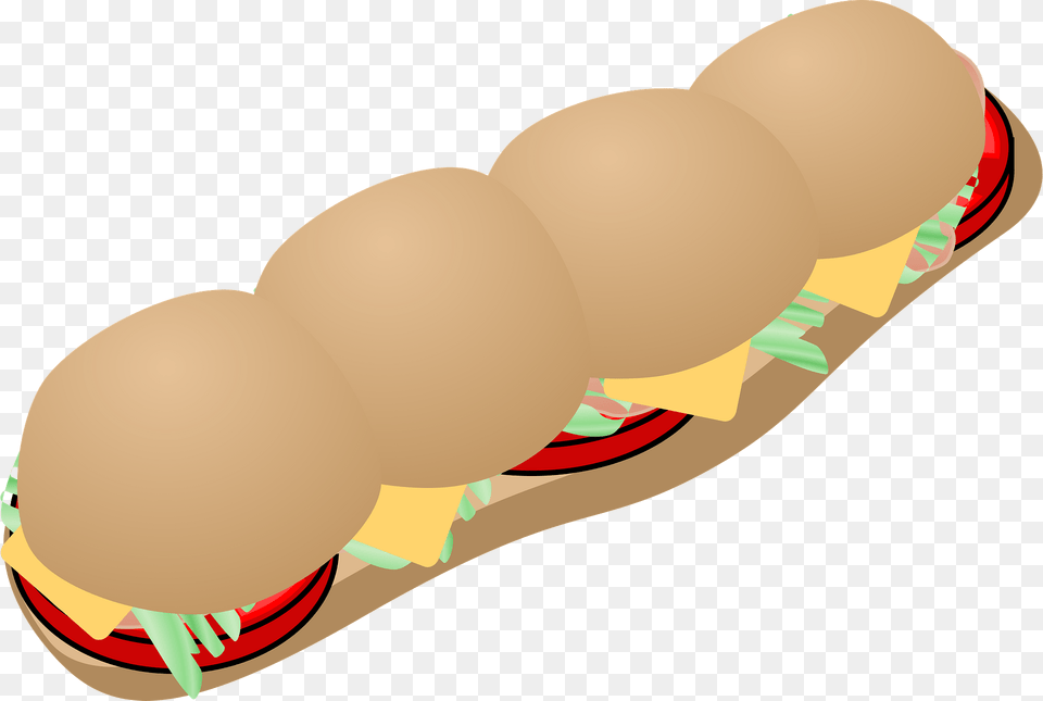 Submarine Sandwich Clipart, Food Png