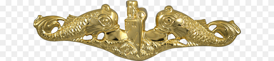 Submarine Warfare Officer Insignia, Accessories, Gold, Bronze, Treasure Png Image