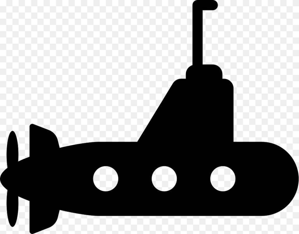 Submarine With Propeller Submarine Icon, Device, Grass, Lawn, Lawn Mower Free Png Download