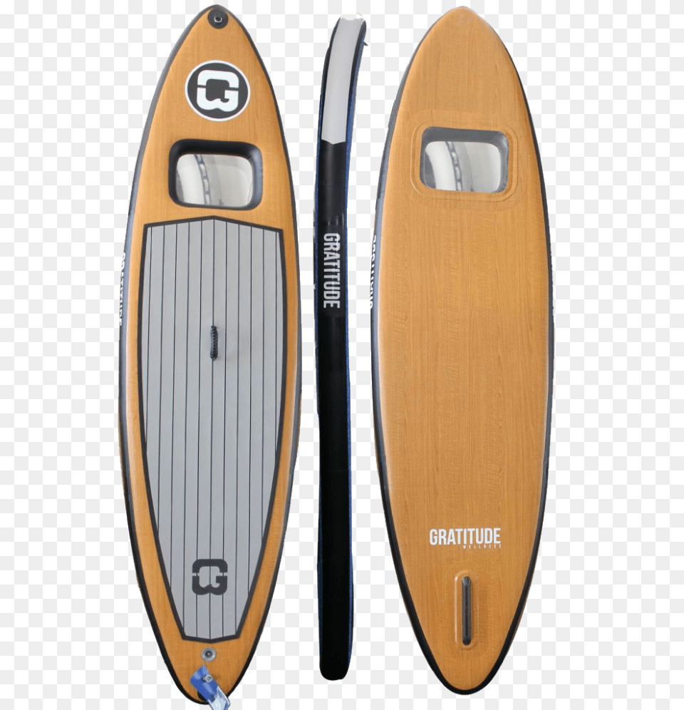 Submersible Wood Grain Surfboard, Water, Surfing, Sport, Sea Waves Free Png Download