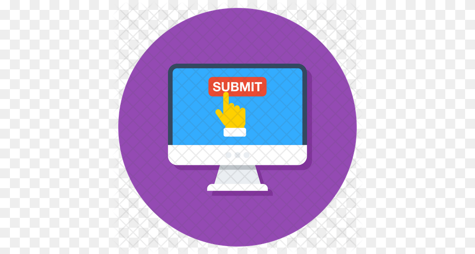 Submit Icon Illustration, Purple, Computer Hardware, Electronics, Hardware Png Image