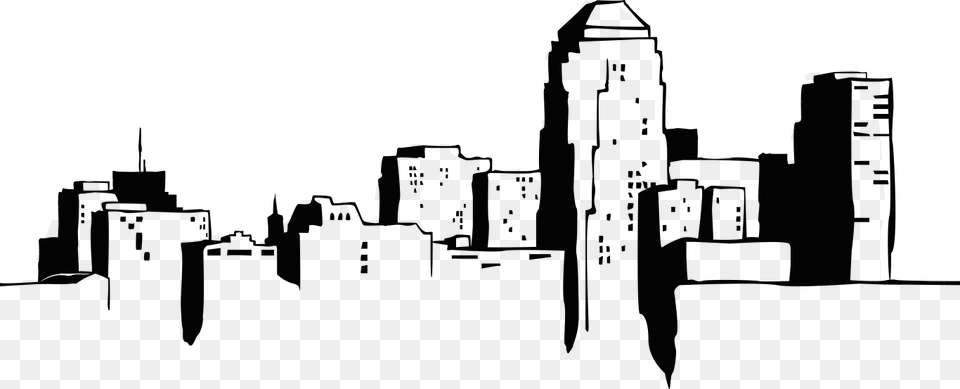 Submit Shreveport Skyline Clipart, City, Silhouette, Architecture, Building Free Png