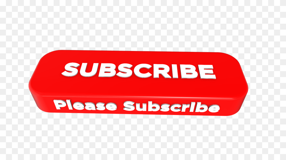 Subscribe, Rubber Eraser Free Png