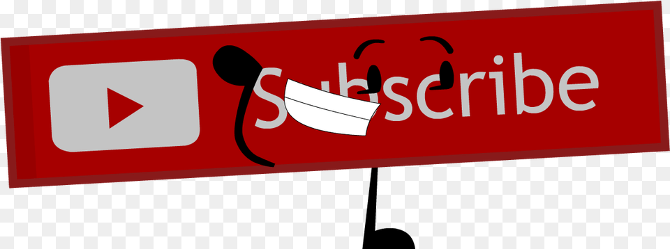 Subscribe Button Arrow For Subscribe Clipart Bfdi Subscribe Button, Sign, Symbol, Logo, Text Free Transparent Png