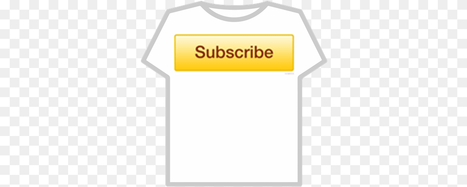 Subscribe Button Thrasher Logo For Roblox, Clothing, T-shirt, Shirt Free Png Download