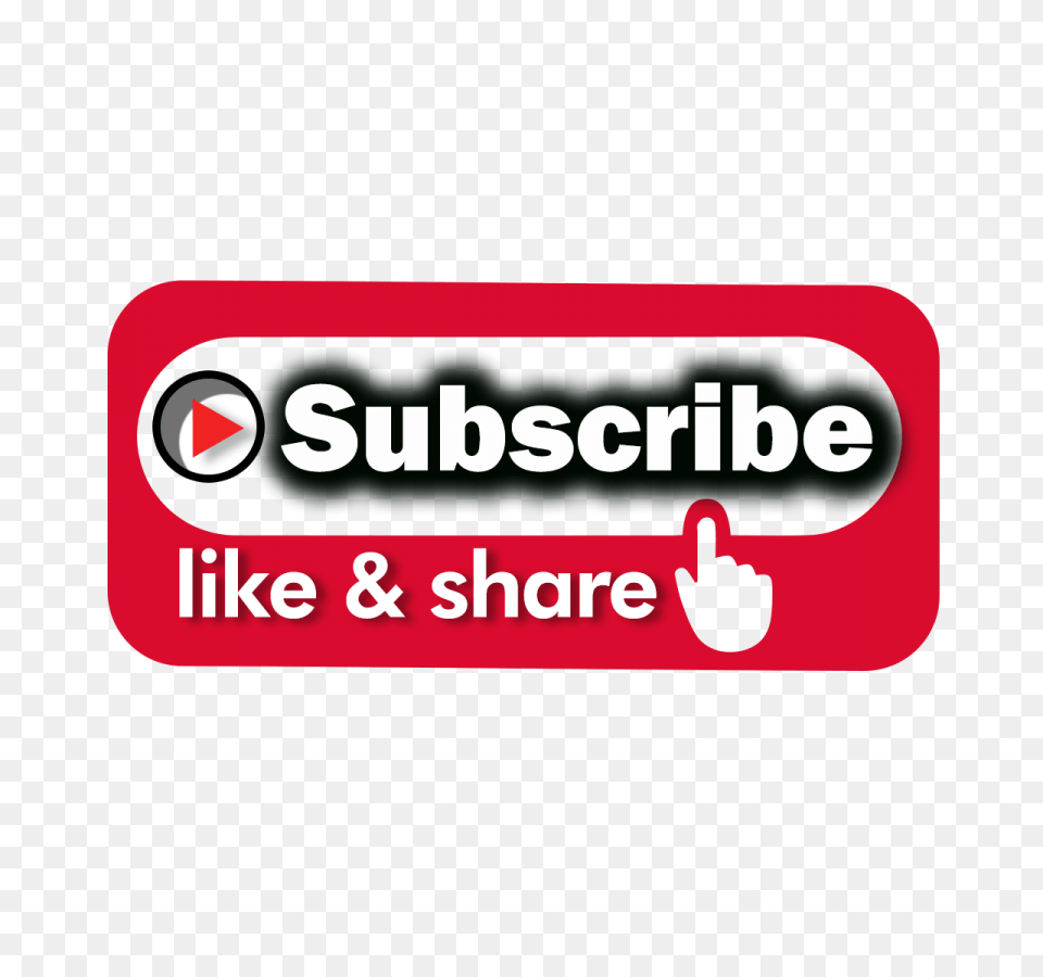 Subscribe Button Transparent Background Download, Sticker, Logo, Dynamite, Weapon Png Image
