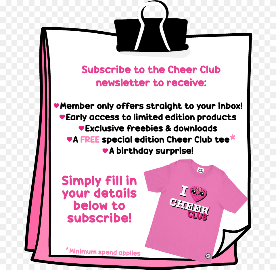 Subscribe I Love Cheer Clip Art, Advertisement, Clothing, Poster, T-shirt Png