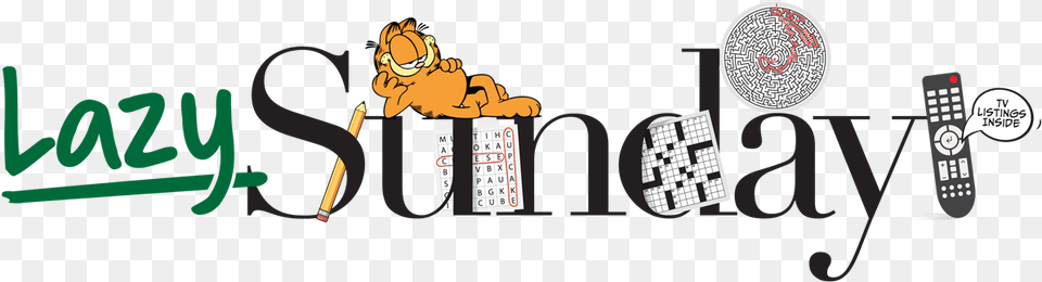 Subscribe Now To Get Lazy Sunday Garfield, Text, Baby, Person Png