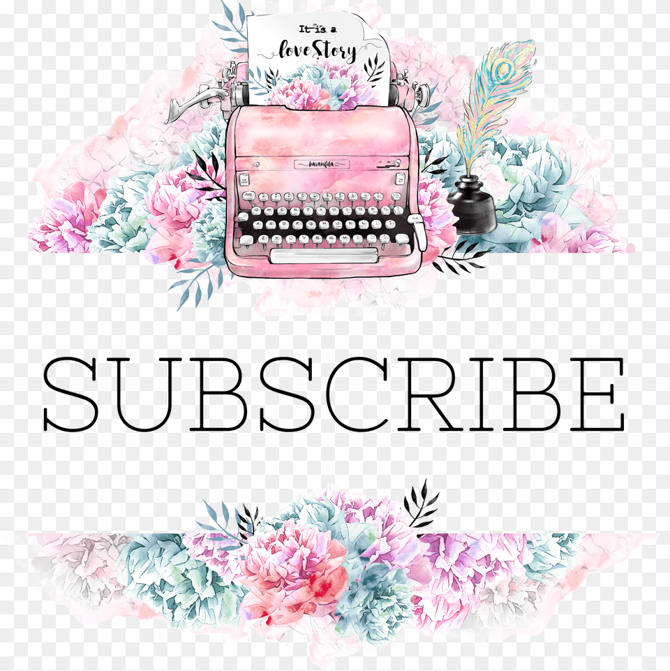 Subscribe Pastel Printable Stickers Png Image