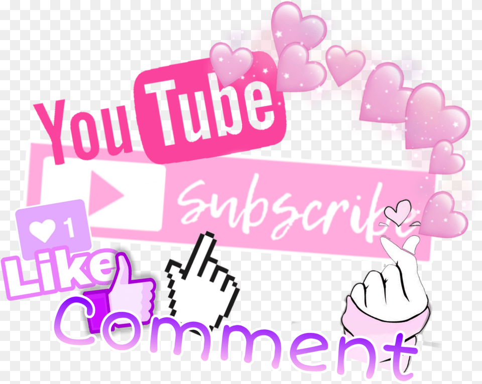 Subscribe Subscribebutton Youtube Youtubelike Youtubecomment Youtube, People, Person, Purple, Birthday Cake Free Png Download