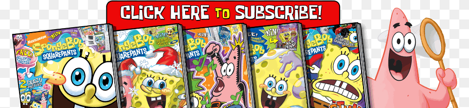 Subscribe To Spongebob Squarepants Comic Spongebob Squarepants, Book, Comics, Publication, Toy Free Transparent Png